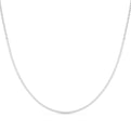 14K White Gold Round Lab-Grown Diamond Riviera And Bead Necklace (5.25ctw)