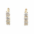 14K Yellow Gold Diamond Hoop Earrings (1.65ctw) 