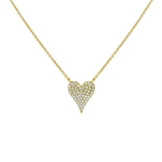 14K Éternelle Diamond Heart Necklace