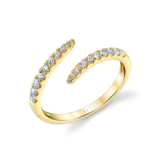 Éternelle Open Twist Diamond Ring