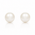White Gold South Sea Pearl Studs
