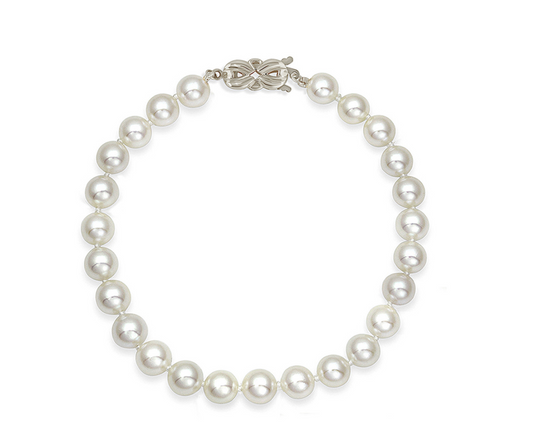 14K White Gold Akoya Pearl Bracelet