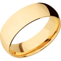 14K Yellow Gold + Polish Finish
