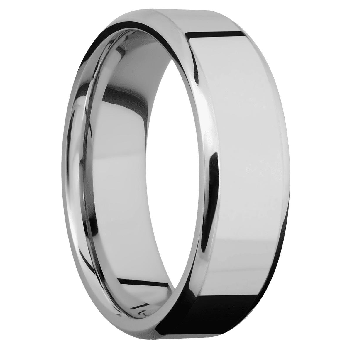 14K White Gold + Polish , Polish Finish