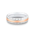 Fluted Shell Two Tone Mens Band - Holden