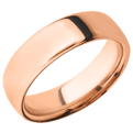 14K Rose Gold + Polish Finish