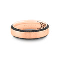 Shell Apex Brushed Black Diamond Mens Band - Jax