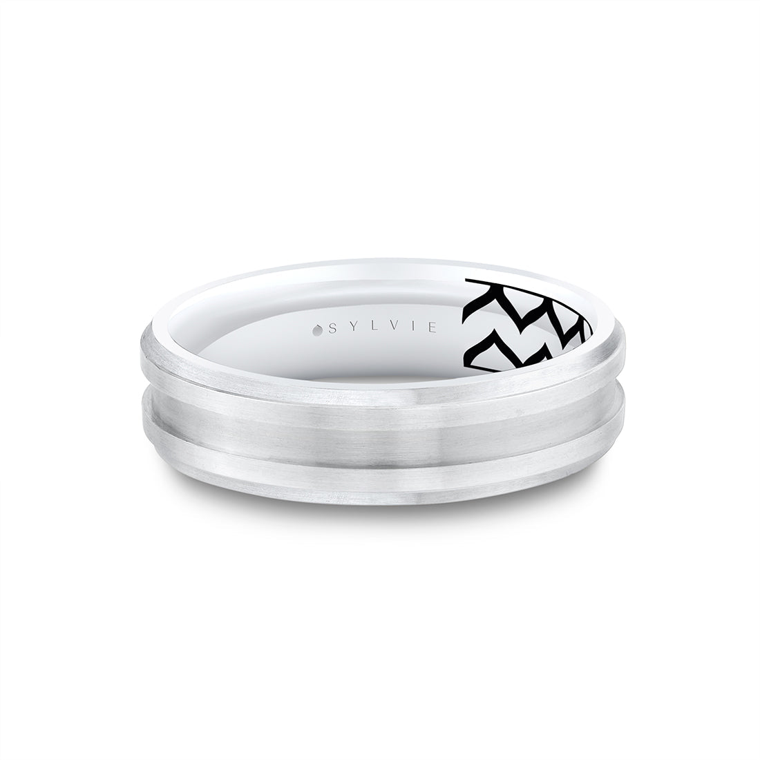 Shell Ascend Two Tone Contoured Mens Band - Fisher