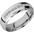 18K White Gold + Polish , Polish Finish