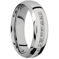 18K White Gold + Polish , Polish Finish