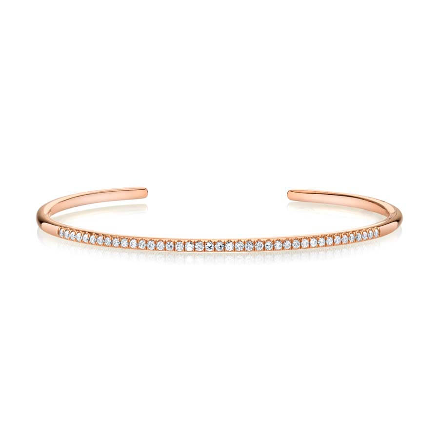 Rose Gold Diamond Bangle