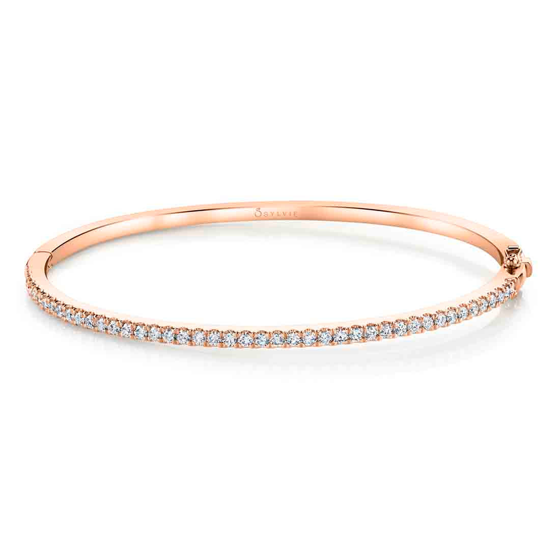 Classic Clasp Diamond Bangle