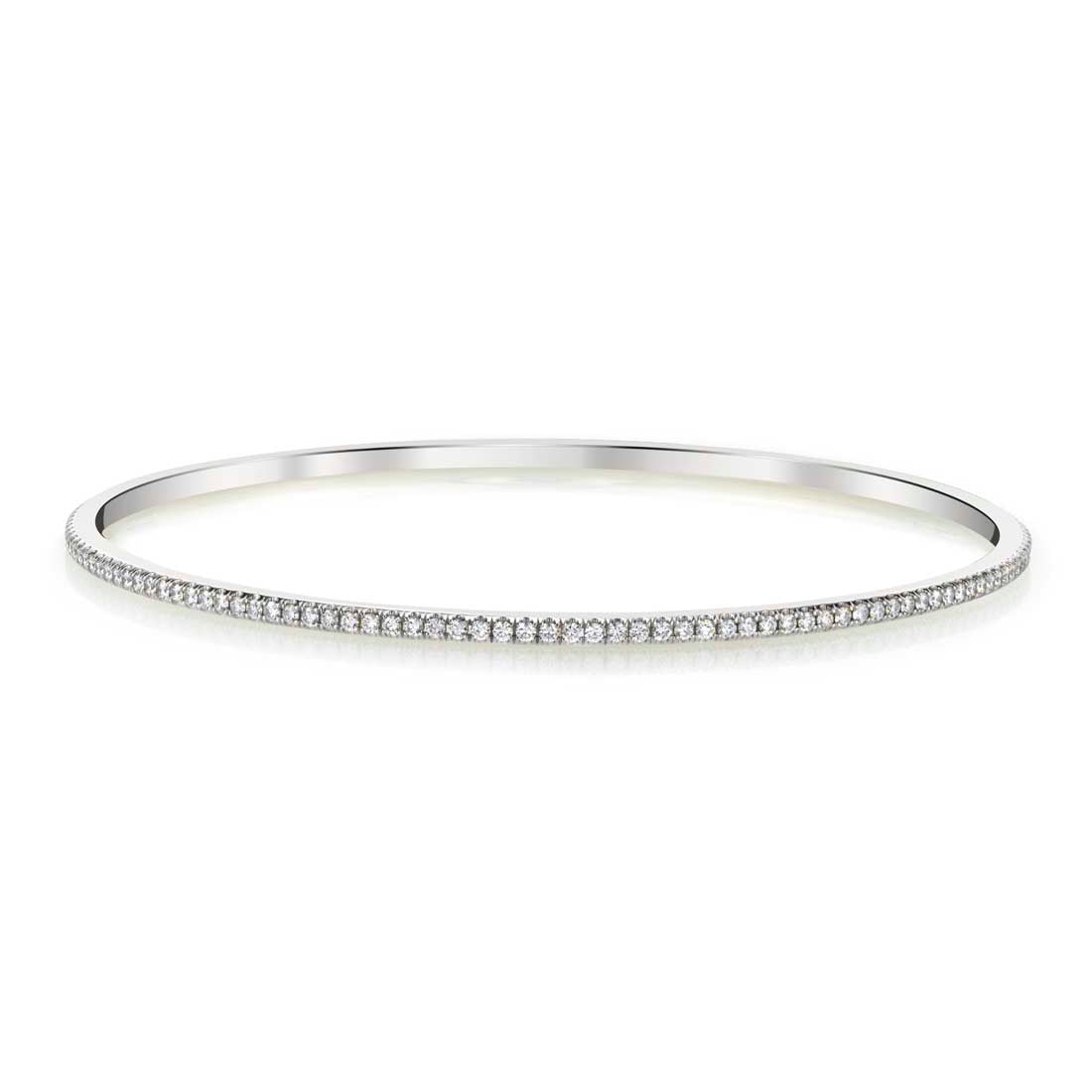 Classic Pave Diamond Bangle