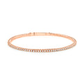 Classic Clasp Diamond Bangle - 1/2 Way 0.80 CT
