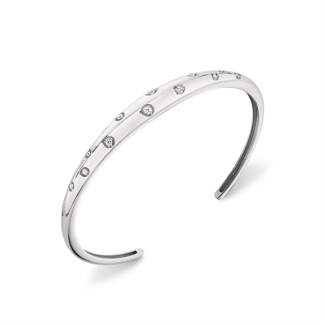Auravie Shell Shapes Diamond Bangle