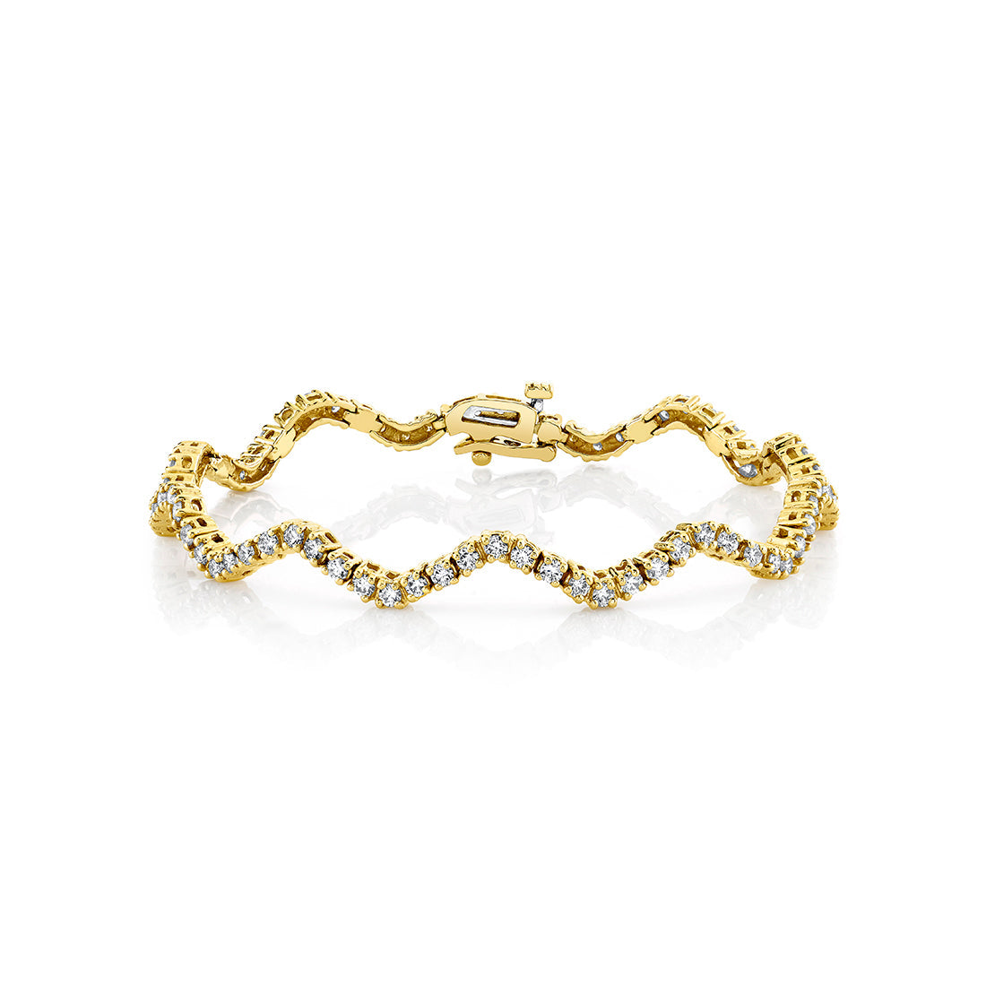 Curved Diamond Bracelet