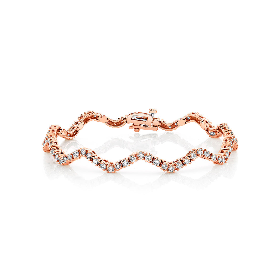 Curved Diamond Bracelet