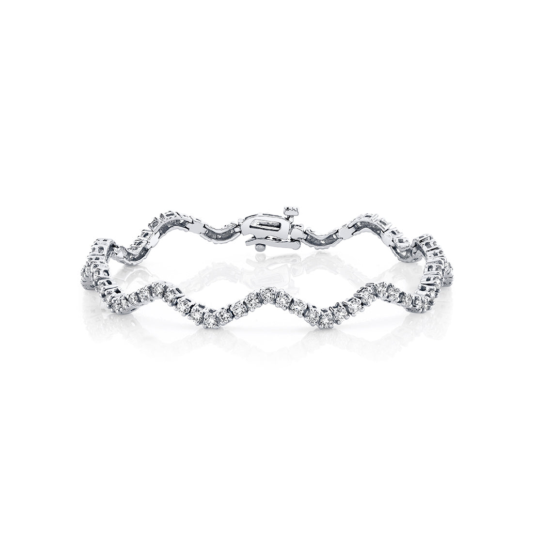 Curved Diamond Bracelet