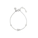 Solaz Spaced Diamond Star Shapes Bracelet