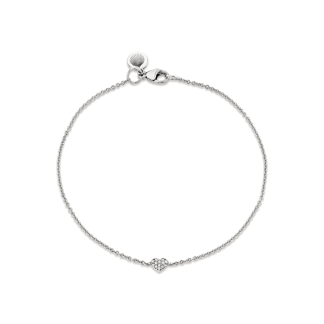 Eternelle Small Diamond Heart Bracelet