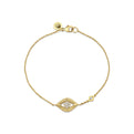 Lineaire Fine Line Evil Eye Diamond Bracelet