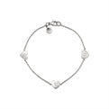Eternelle Heart Charms Diamond Bracelet