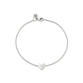 Eternelle Small Scattered Diamond Heart Bracelet
