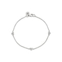 Eternelle Small Heart Charms Diamond Bracelet