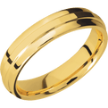 18K Yellow Gold + Polish , Polish Finish