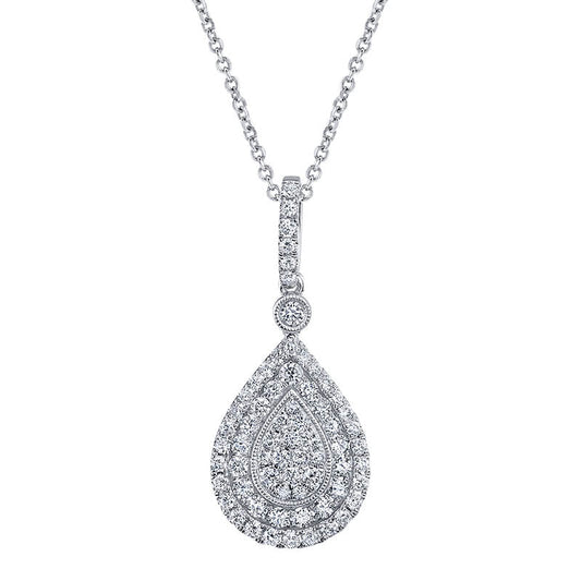 Classic Round Brilliant Diamond Pendant