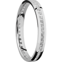 14K White Gold + Polish Finish
