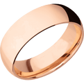 18K Rose Gold + Polish Finish
