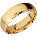 14K Yellow Gold + Satin , Polish Finish