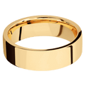 14K Yellow Gold + Polish Finish