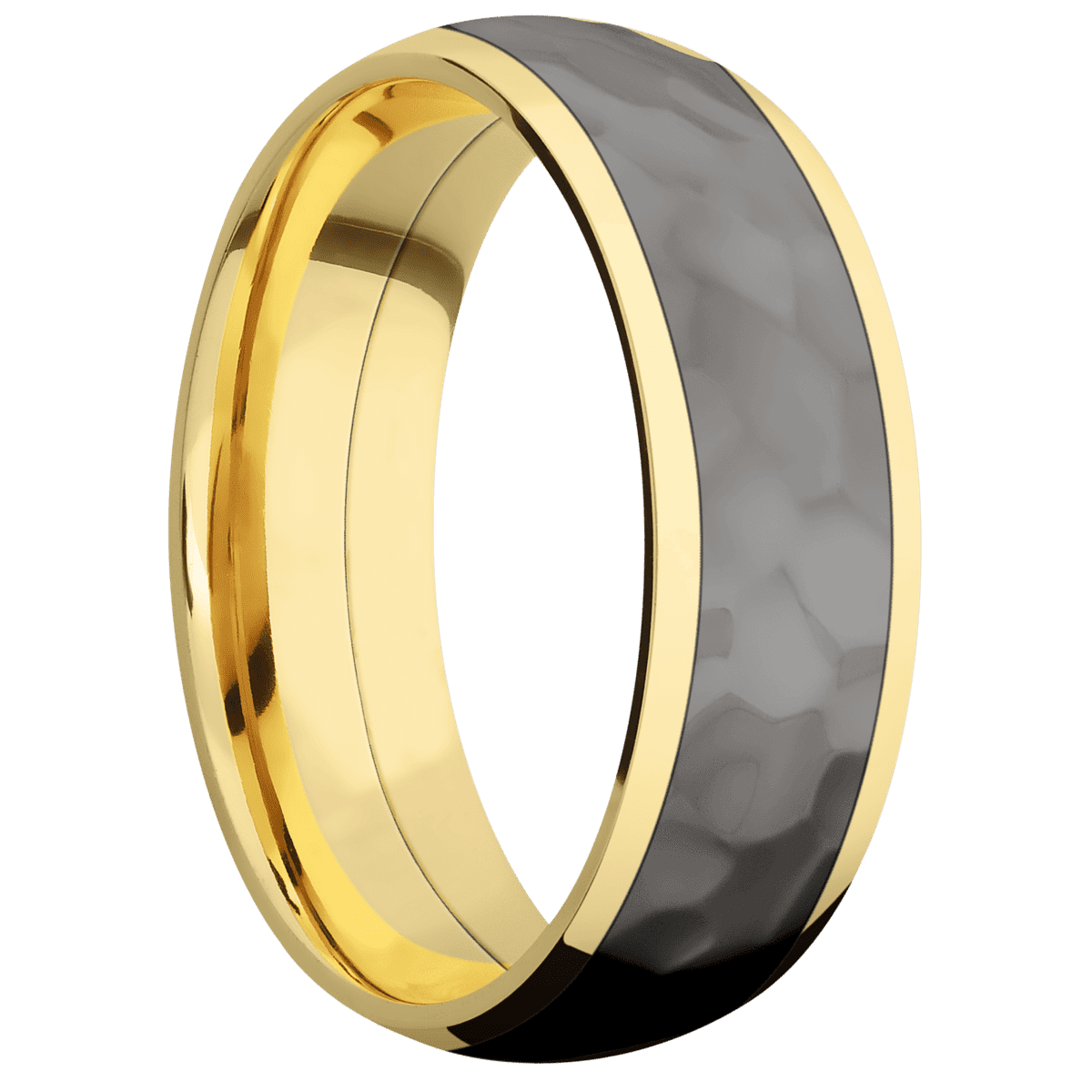 14K Yellow Gold + Polish Finish