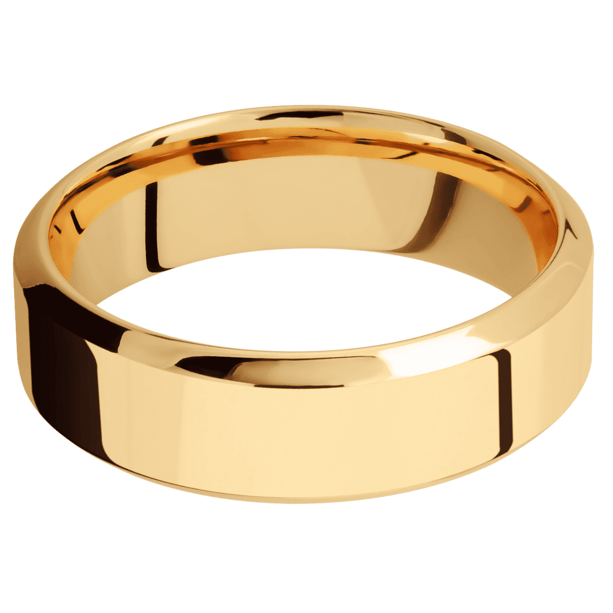 14K Yellow Gold + Polish , Polish Finish