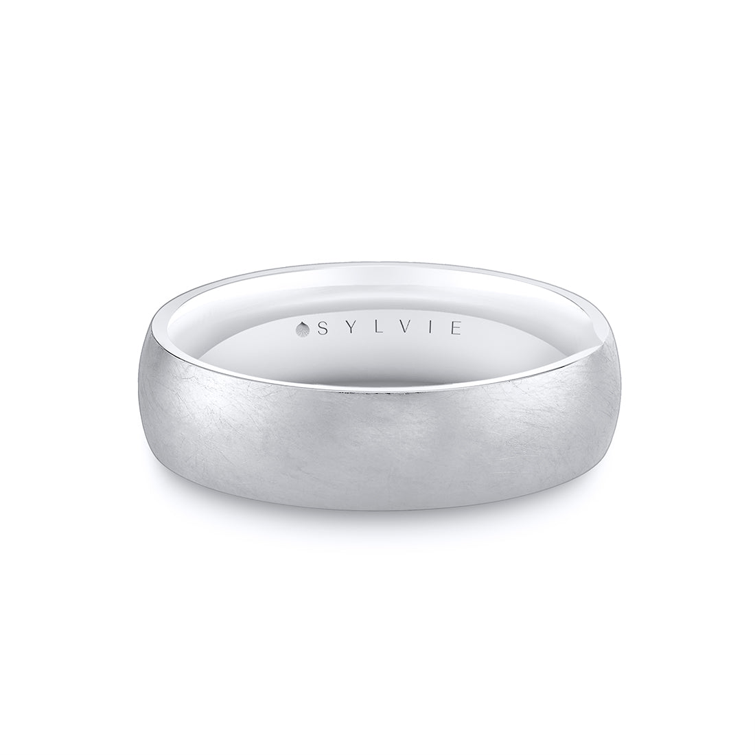 Legacy Shell Two Tone Brushed Mens Band - Alexander