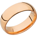14K Rose Gold + Polish Finish