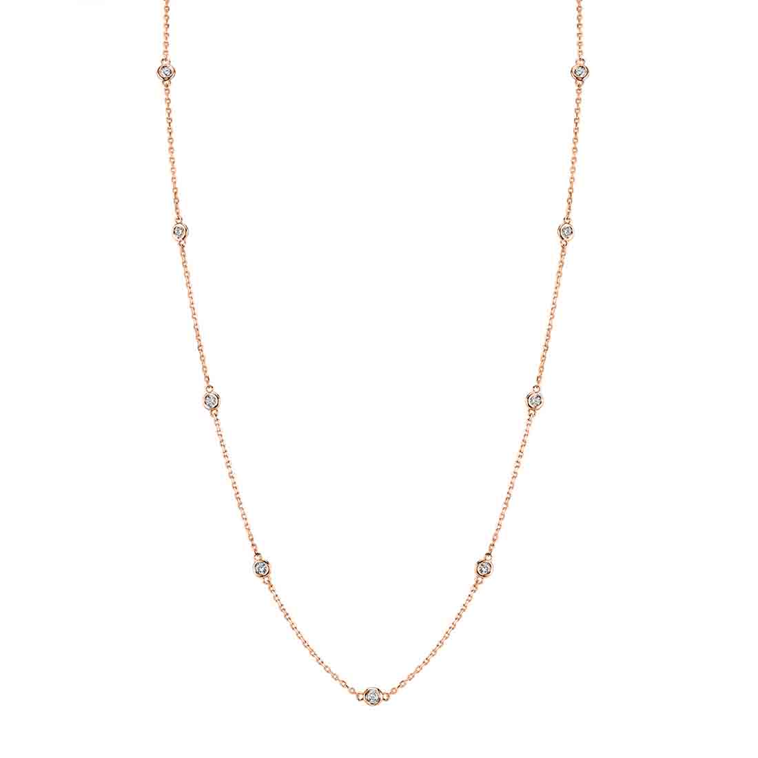 Diamond by the Yard Necklace - 0030 - 2mm