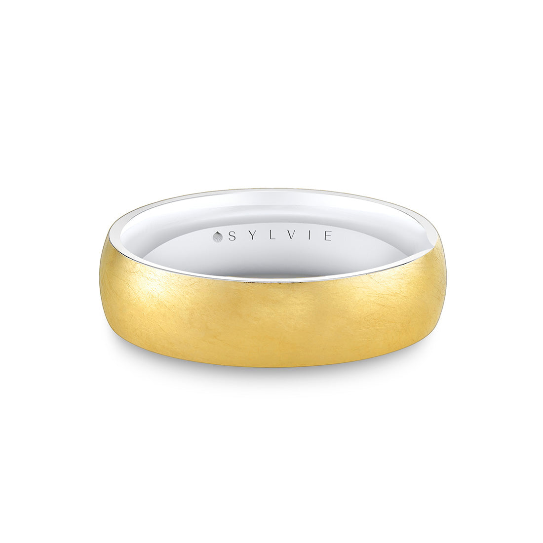 Legacy Shell Two Tone Brushed Mens Band - Alexander