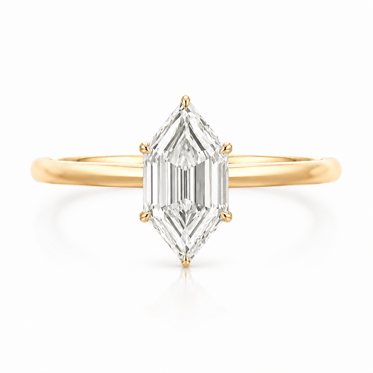 Dutch Marquise Lab-Grown Diamond Solitaire Engagement Ring