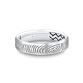 Shell Ascend Two Tone Fingerprint Mens Band - Montgomery
