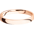 14K Rose Gold + Polish Finish