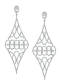 Vintage Inspired Diamond Earrings