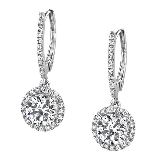 Classic Diamond Earrings-0073