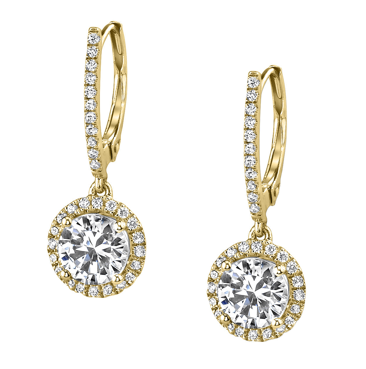 Classic Diamond Earrings-0073