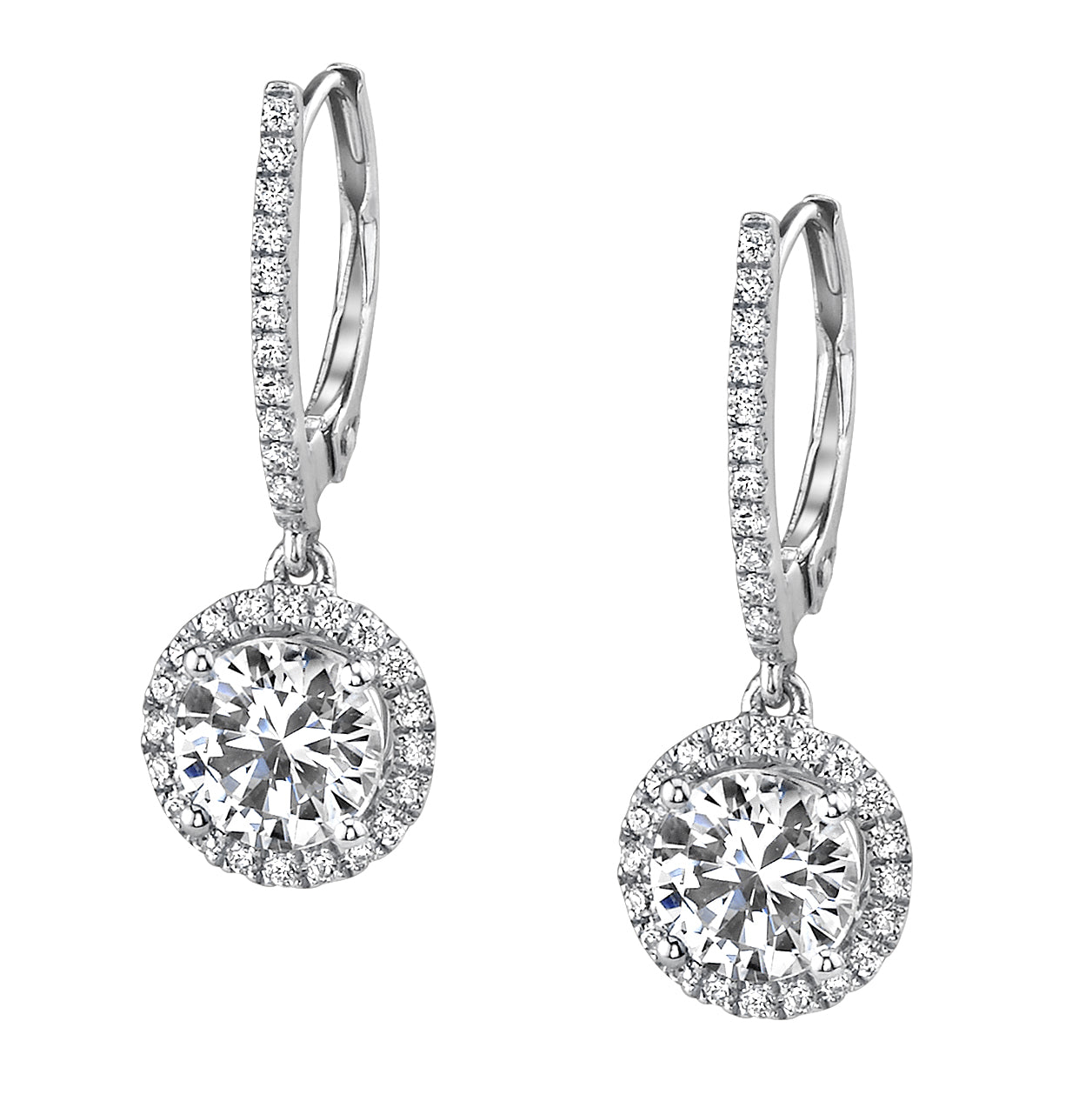 Classic Diamond Earrings-0073
