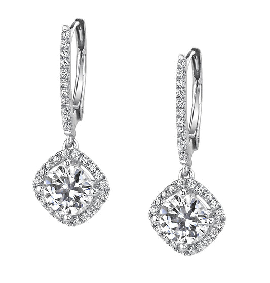 Classic Diamond Earrings-0100
