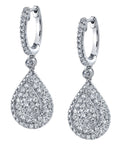 Double Halo Diamond Earrings