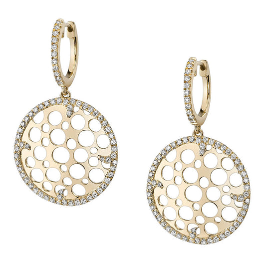 Modern Yellow Gold Earrings